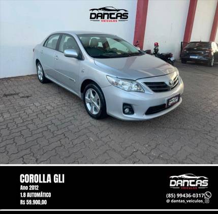 TOYOTA COROLLA 1.8 GLI 16V FLEX 4P AUTOMÁTICO TOYOTA COROLLA 1.8 GLI 16V FLEX 4P AUTOMÁTICO